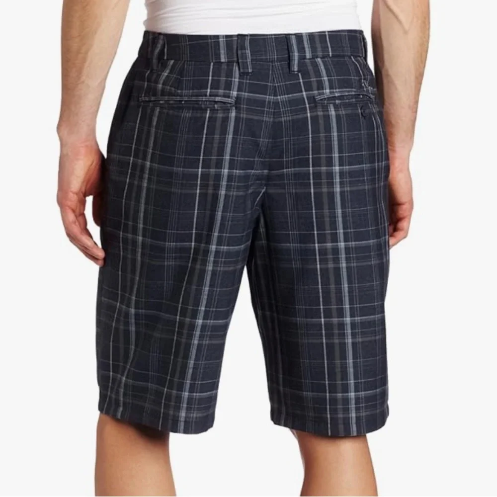 O’Neill Men’s Triumph Blue Heather Plaid Shorts 30 Teen Boy’s - Picture 2 of 13